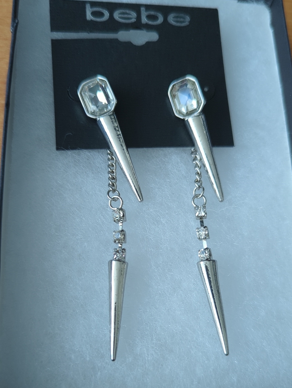 Bebe spikey earrings